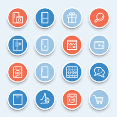 Kitchen Appliances Web Icons