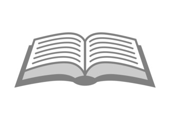 Book vector icon on white background