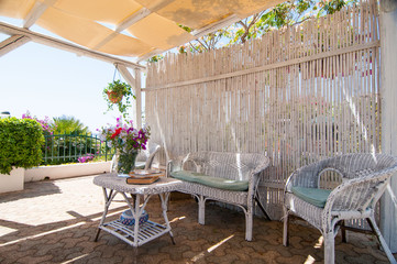 The flowery terrace