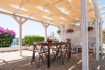 Relax in the Flowery Terrace