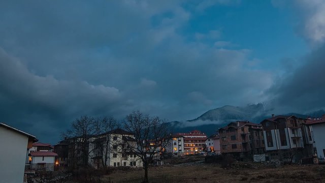 Twilight at Bansco, Bulgaria