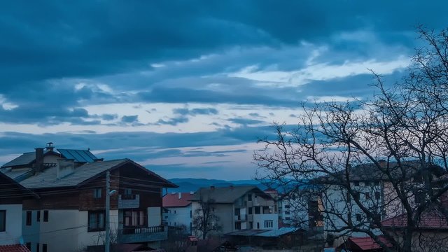 Twilight at Bansco, Bulgaria