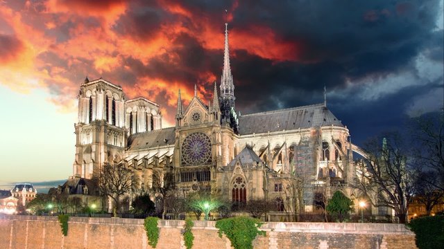 Paris - Notre Dame, Time lapse