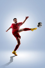 Fototapeta na wymiar soccer player in action