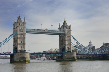 Fototapeta na wymiar Tower Bridge from North bank