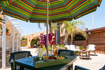 Relax in the Flowery Terrace