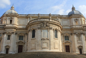ROME, ITALY - MARCH 10, 2015: Basilica di Santa Maria Maggiore