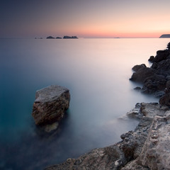 Fototapeta premium Sunset in Dubrovnik, Croatia
