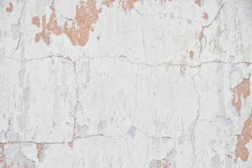 Old Texture Grunge background wall with crack on stucco - 79910305