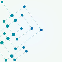 Network color technology communication background