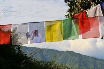 Tibetan Buddhist prayer flags