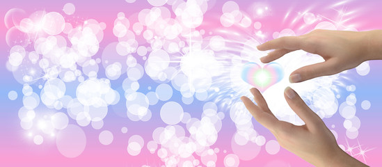 Healing hands website header