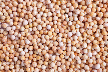 Background from peas