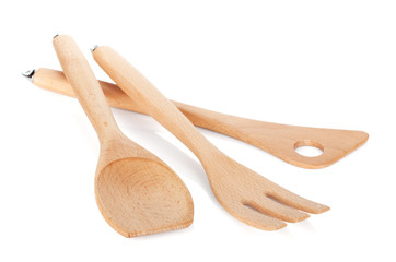 Wooden kitchen utensils