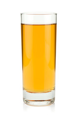 Apple juice in a glass