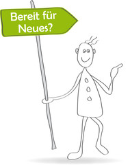 Bereit für Neues - Vektor