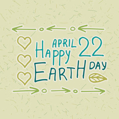 A vector set  for Earth Day.sketch illustration of planet earth,