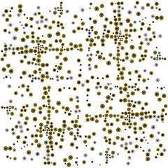 Yellow and gray cog-wheels background