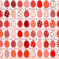 Easter wrapping paper seamless pattern