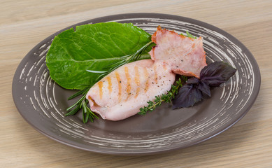 Grilled squid