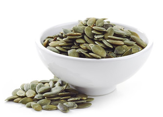 bowl of squash seeds