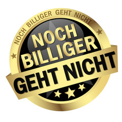 button with text Noch billiger geht nicht