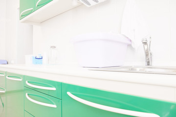 Gynecological room in female clinic