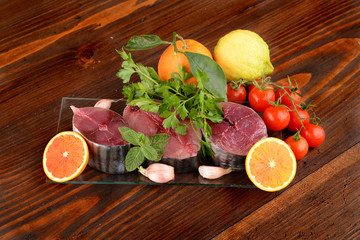 trancio di tonno da cucinare - tuna steak to cook