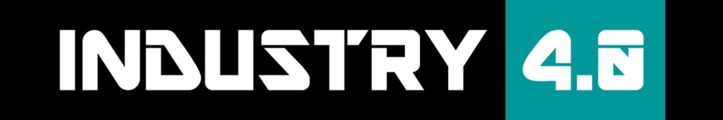 Fototapeta premium ni3 NewIndustry - industry 4 0 - Color-3 turquoise - 6to1 g3412