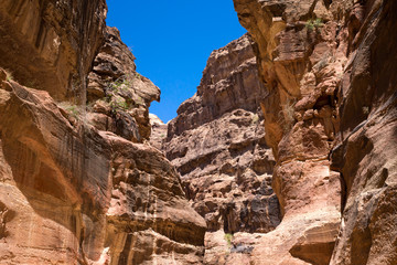 The Siq, Petra, Jordan,