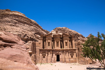 temple in Petra, Jordan