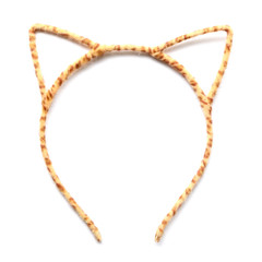 Headband  cat stylel on white background