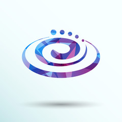 Hygienic cream, top view vector illustration Cream particles icon