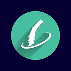 Watercolor illustration of mascara.