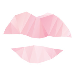 Abstract lips icon