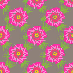 Flower seamless pattern