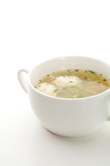 Vegetables Soup with Chicken