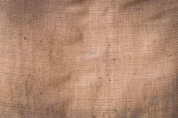 texture of old crumpled burlap