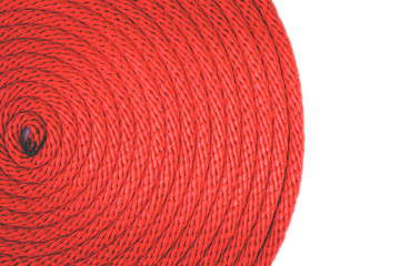 Texture of red rope