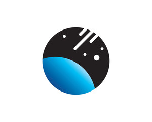 Naklejka premium Aero Space Icon