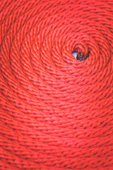 Fototapeta na wymiar Texture of red rope