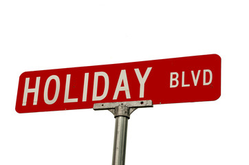 Holiday Blvd Sign