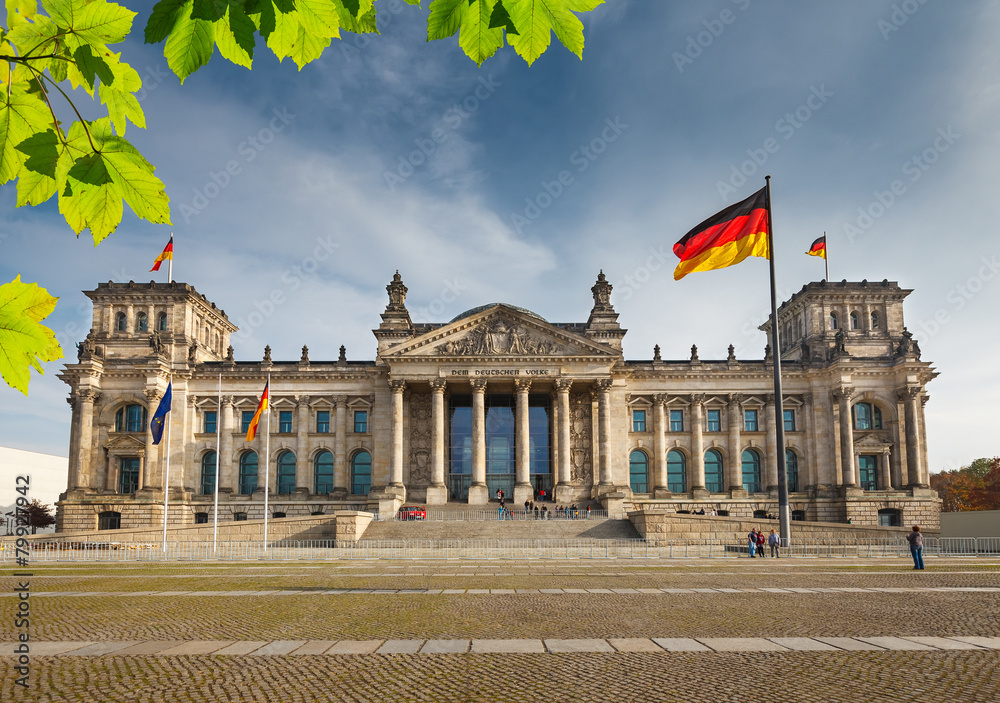 Wall mural reichstag in berlin