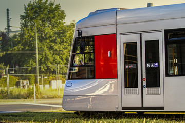 Straßenbahn unterwegs