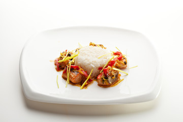 Rice with Salmon