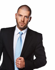 Business man in a suit.