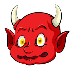 Scary creature with a horn