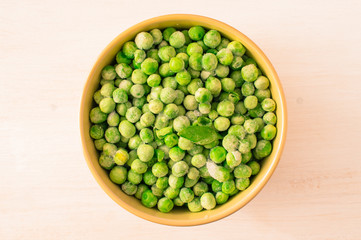 Frozen green peas