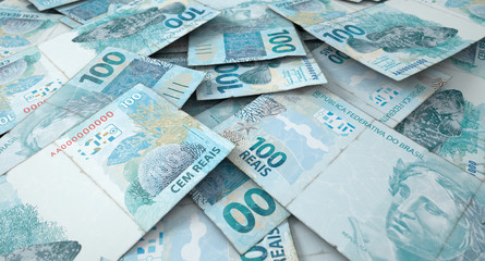 Scattered Banknote Pile