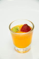 Jelly in the glass